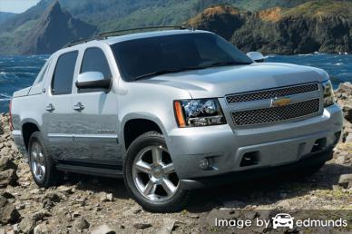 Insurance rates Chevy Avalanche in Albuquerque