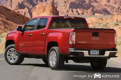 Insurance rates GMC Canyon in Albuquerque