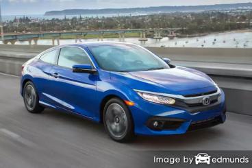 Insurance rates Honda Civic in Albuquerque