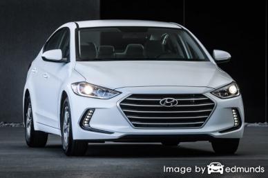 Insurance rates Hyundai Elantra in Albuquerque