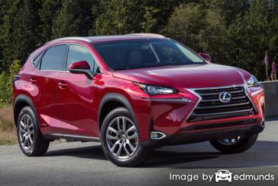 Insurance rates Lexus NX 300h in Albuquerque