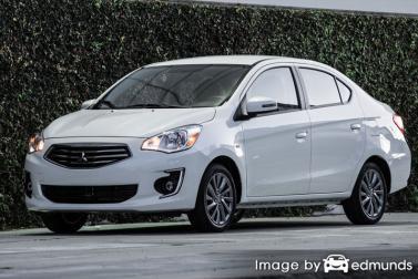 Insurance rates Mitsubishi Mirage G4 in Albuquerque