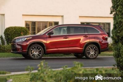 Insurance rates Toyota Highlander in Albuquerque