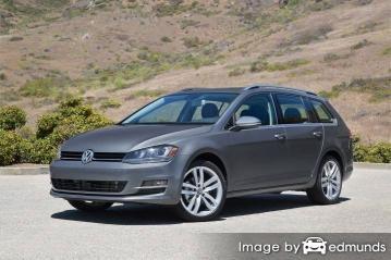 Insurance rates Volkswagen Golf SportWagen in Albuquerque